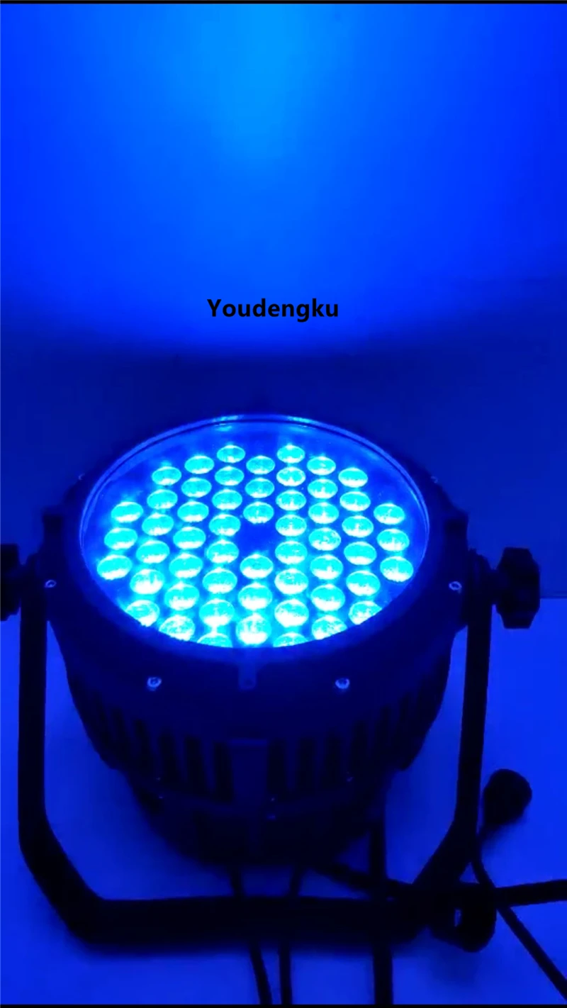 6 шт. rgbw светодиодный прожектор 4 в 1 ip65 par 64 led ce rohs водонепроницаемый 54 3w par|Эффект