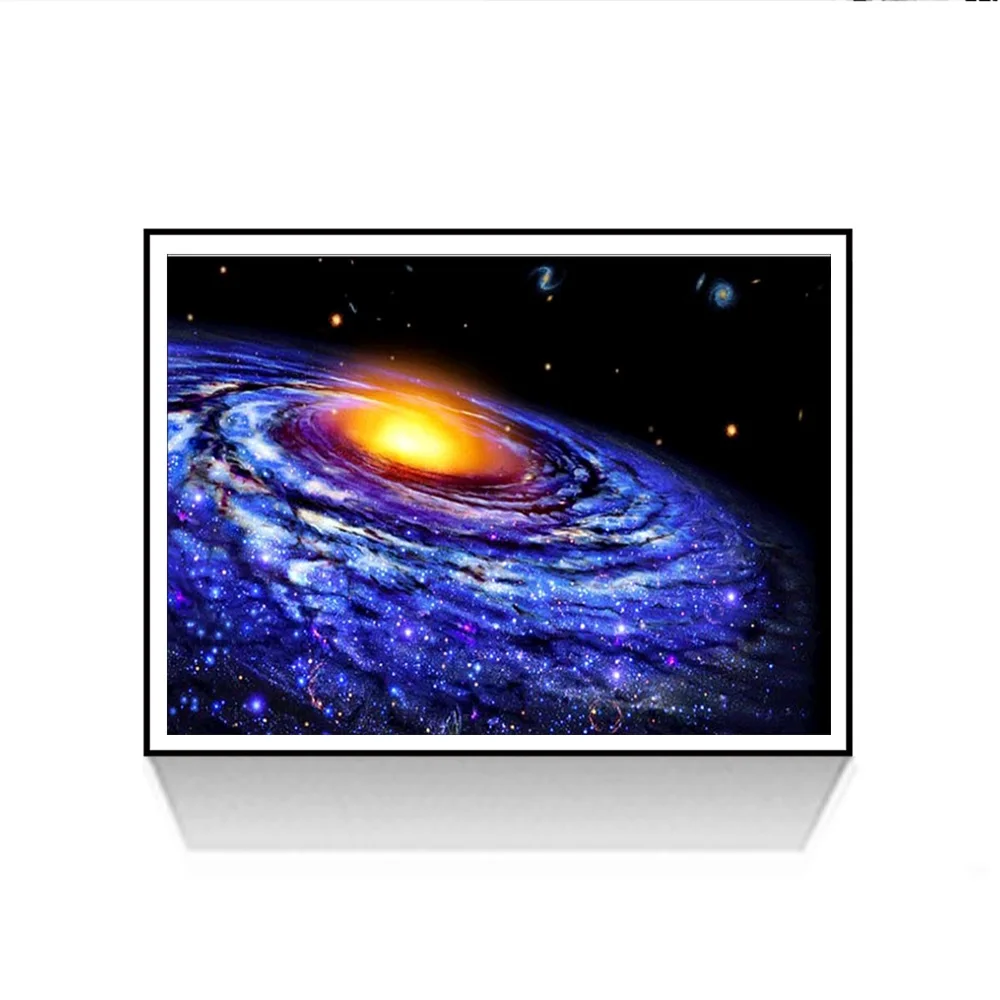 Full DIY 5D Diamond Painting Cosmic Space Cross Stitch Embroidery Patterns Rhinestones Mosaic | Дом и сад