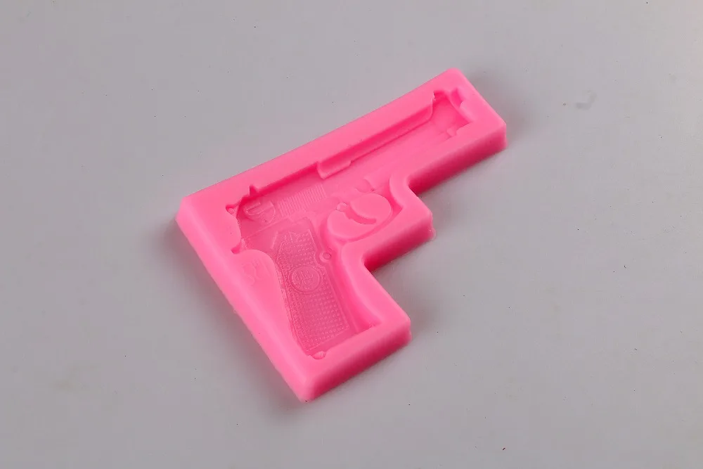 Силиконовая форма в форме пистолета 3D искусственная инструменты для