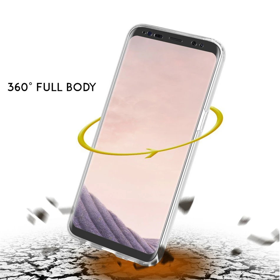 360 Мягкий ТПУ чехол с полным покрытием для Samsung Galaxy M10 M20 M30 A10 A20 A20e A30 A40 A40s A50 A60 A70 2019