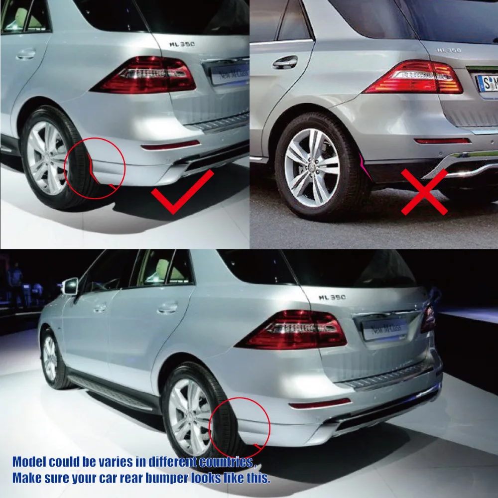 Для Mercedes W166 Брызговики формованные для Benz ML350 ML400 2012 внешние части автомобиля #