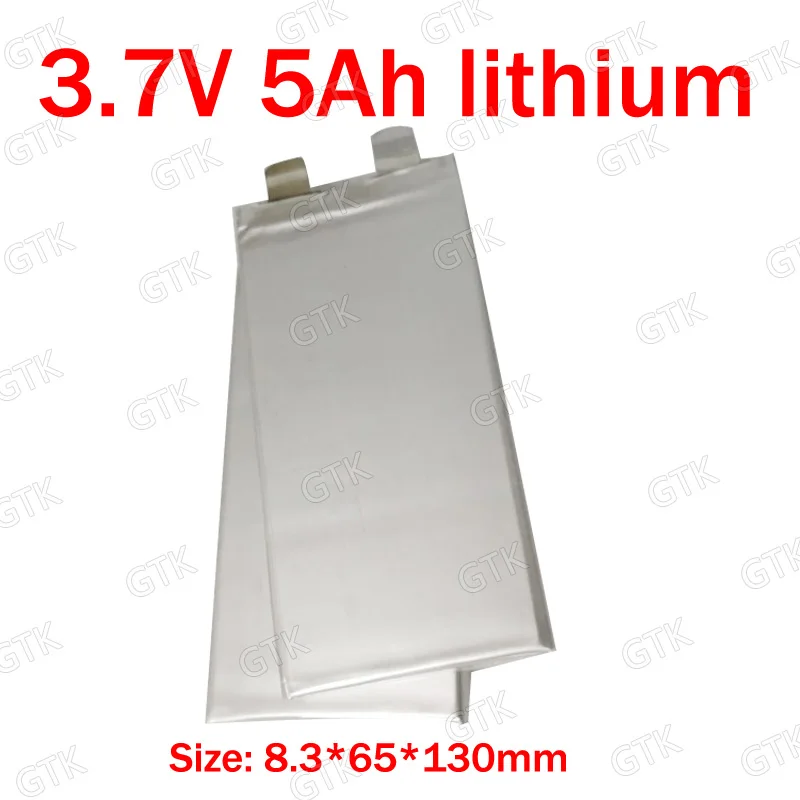 10 шт. GTK 3 7 v 5Ah литий полимерный аккумулятор 5000mah 20A Разрядка Для 24v 36V 5ah скутера ebike