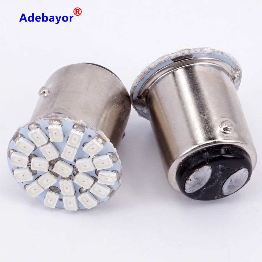 24X 1157 BAY15D S25 3020 led 1206 22SMD 22 Led 1016 7528 автомобильный поворотный стоп-сигнал задний