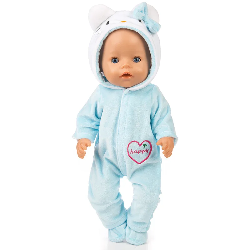 3 карамельный цвет кукла Колготки для новорождённых Одежда Костюм Куклы fit 43 см