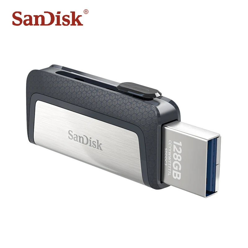 Высокое качество Sandisk SDDDC2 Extreme Type-C 128 ГБ 32 двойной OTG USB флеш-накопитель 3 1 карта