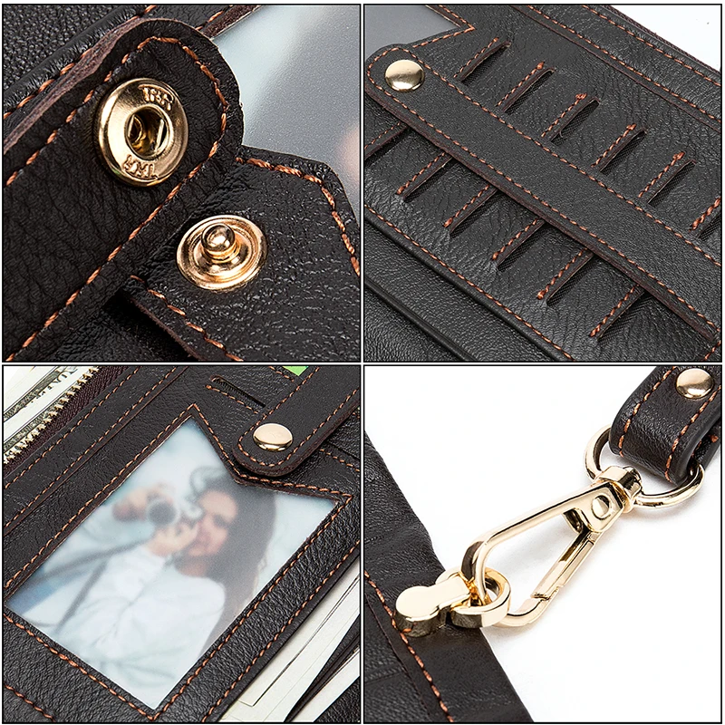 WESTAL мужской кошелек натуральная кожа мужские клатчи длинный телефон портмоне