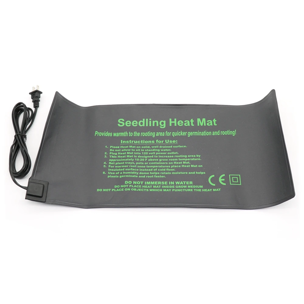 52x24 см теплый коврик для рассады из ПВХ теплая гидропонная грелка проращивания