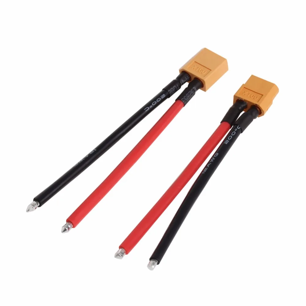 1 комплект XT60 батарея соединительный кабель Мужской Женский штекер провода 12 #100