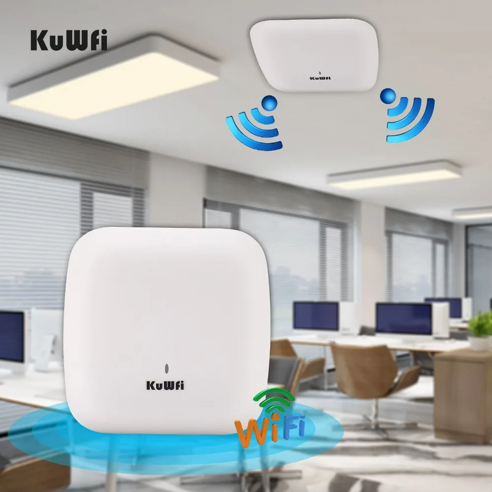 KuWFi 1200 Мбит/с Wifi маршрутизатор Крытый беспроводной потолок точки доступа AP