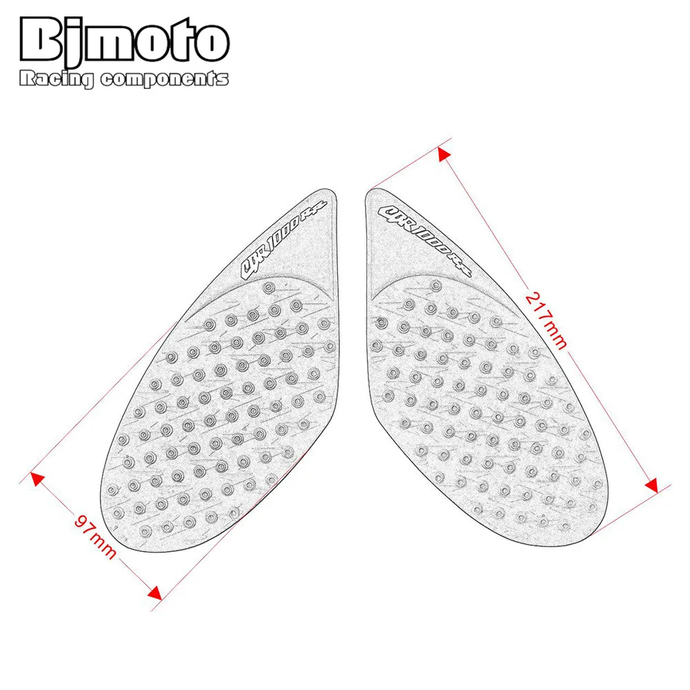 

Bjmoto CBR1000 RR CBR1000RRMotorcycle Rubber Tankpad Protector Tank Pad Traction Sticker For Honda CBR1000RR 2008 2009 2010 2011