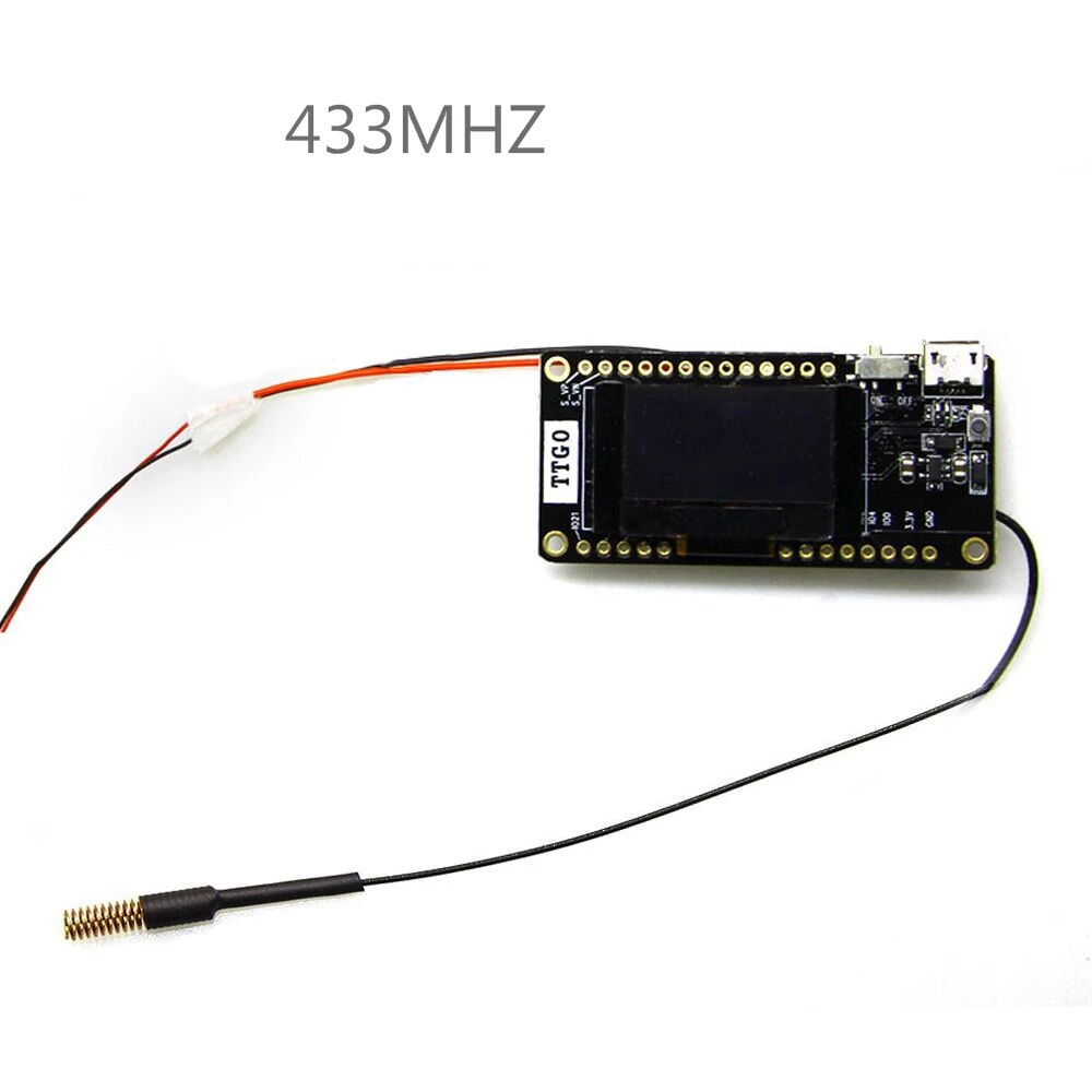 1 шт. TTGO LORA32 V2.0 433/868 МГц ESP32 LoRa OLED 0,96 дюймов синий дисплей sd-карта ESP-32 Wi-Fi модуль Bluetooth