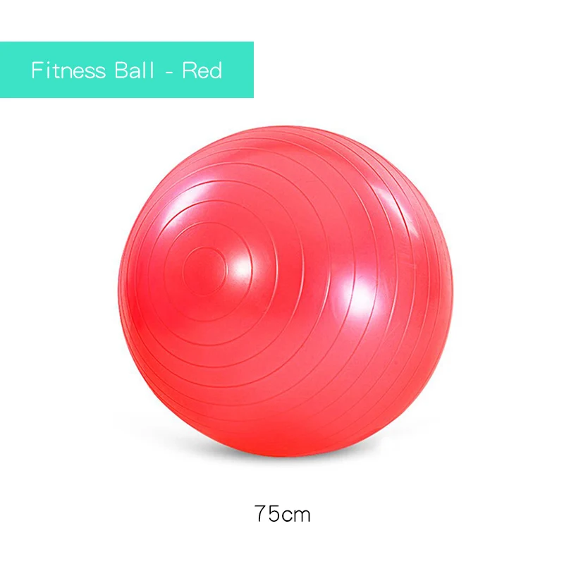 03Fitness75cm red Ruizhi 65 см/75 см/85 см диаметр детский Массажный мяч раннее образование фитнес-мяч Сенсорное тренировочное оборудование детские игрушки RZ1063 - Цвет: 03Fitness75cm red