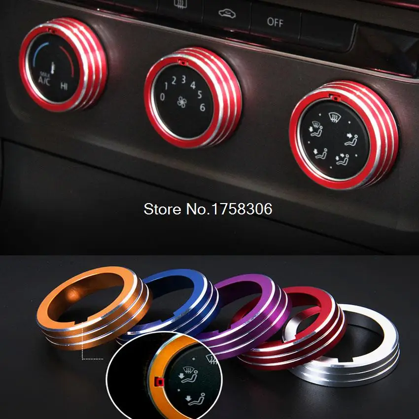 Ручная ручка для кондиционера Angelguoguo 2014 2015 Volkswagen Golf 7 MK7 автомобильный Кондиционер