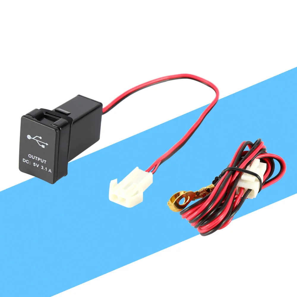 Зарядное устройство DC 12 24 В на 5 в 3 1 а с двумя USB портами|Кабели адаптеры и разъемы|