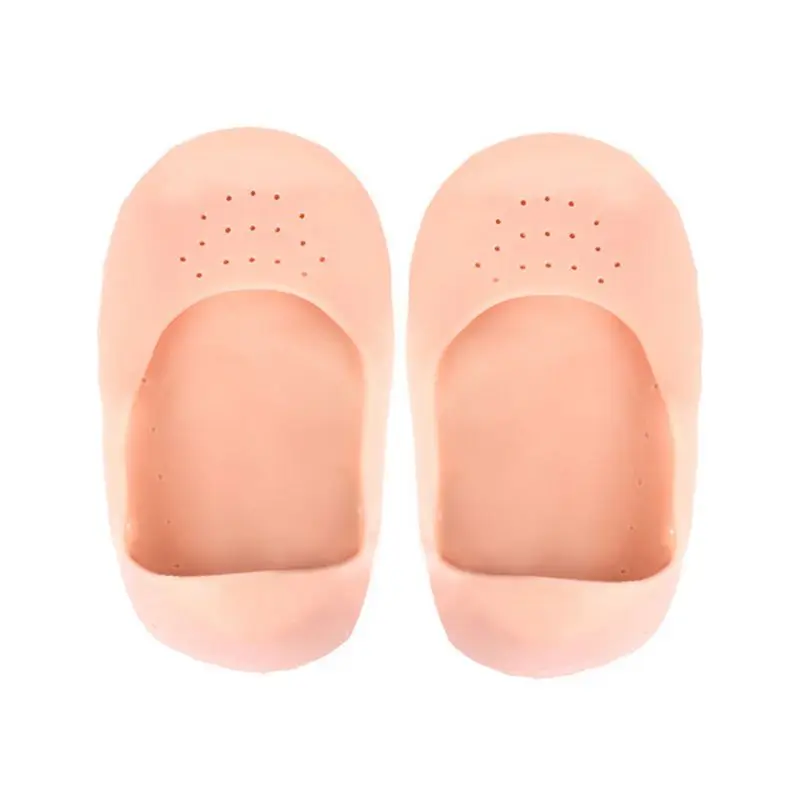 

1 Pair Breathable Moisturizing Foot Sock Full Length Comfortable Silicone Gel Socks Moisturizing Cracked Foot Skin Care Tool