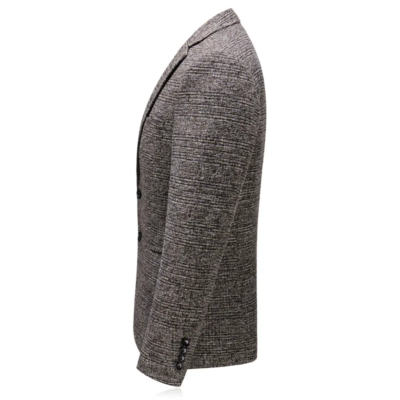 4XL Блейзер утолщенный Смарт Slim Fit MWC MOOWNUC осеннее повседневное пальто
