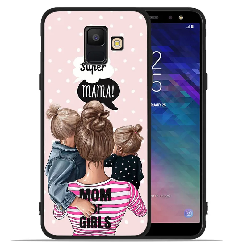 Для мам и детей, арабские африканские королевы для девочек для samsung Galaxy A9 A8 A7 A6 A5 A3 J3 J4 J5 J6 J8 плюс чехол для телефона чехол Coque Etui - Цвет: H1478