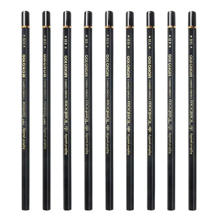 Tombow подойдет как для повседневной носки, так 100 набор карандашей 12 шт./кор. подойдет как для повседневной носки, так-график Профессиональный карандаши HB B 2B 4B 6B(Япония
