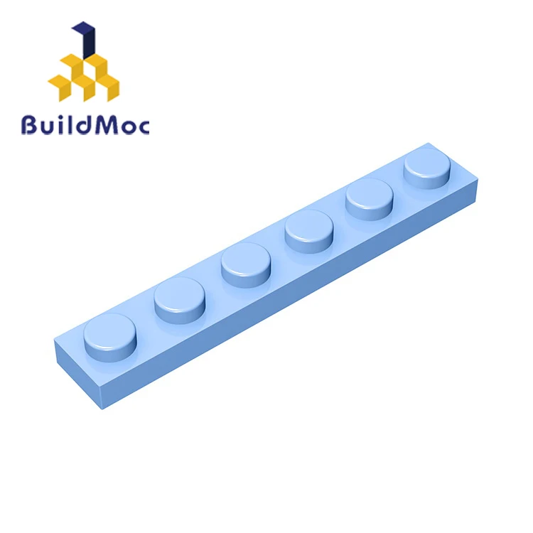 BuildMOC совместимые с сборными элементами пластина 3666 1x6 для строительных блоков