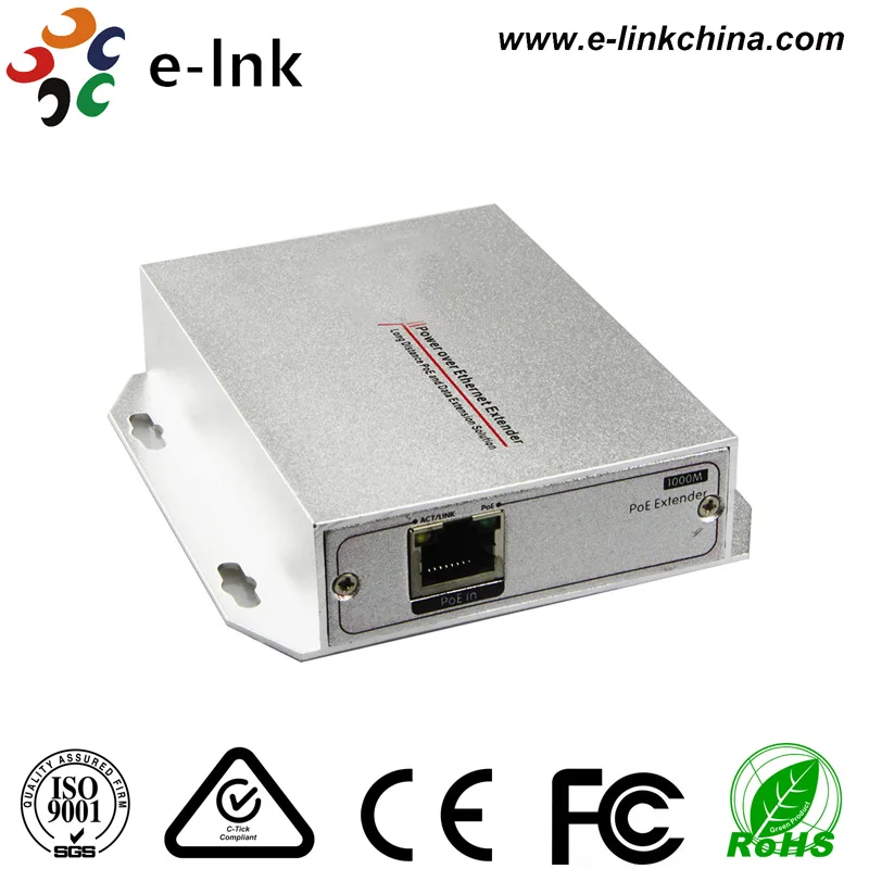 

1 порт 10/100/1000M IEEE802.3af PoE Extender