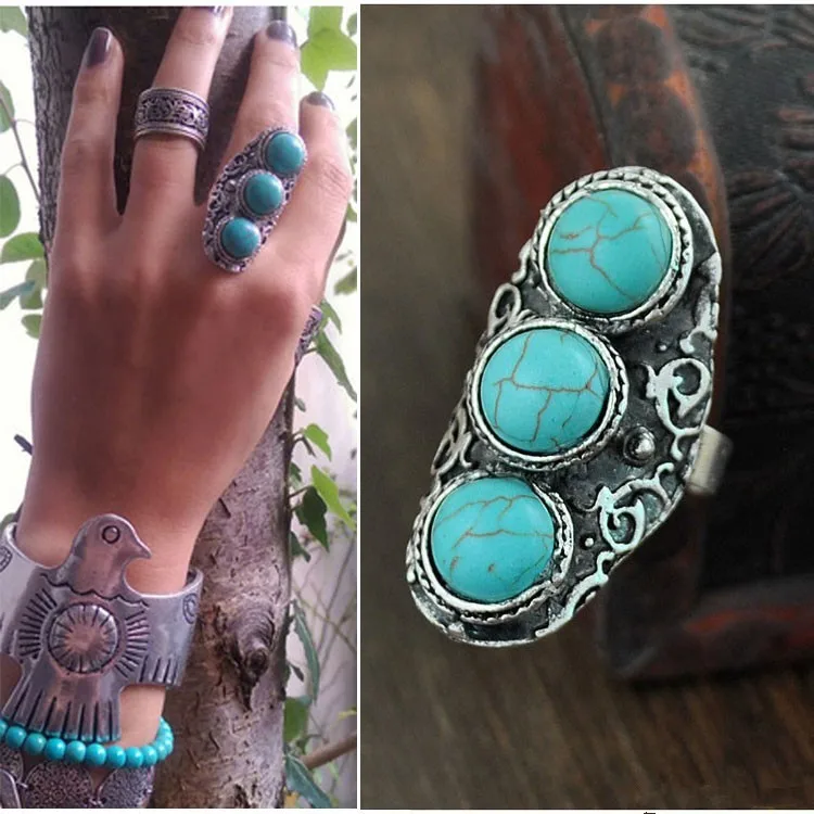 Богемный ретро увеличенный Регулируемый геометрический изогнутый