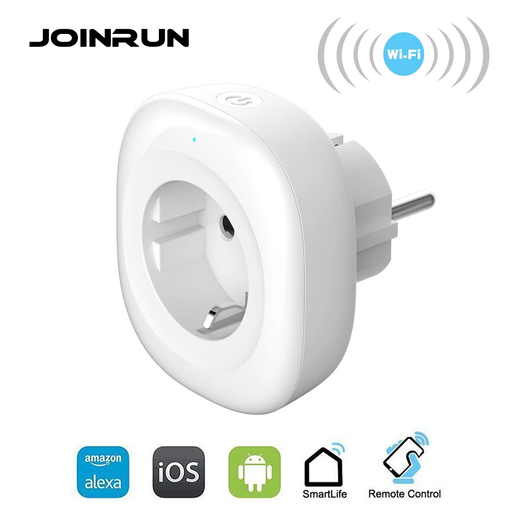 Смарт розетка JOINRUN с поддержкой Wi Fi и USB портами|smart plug|plug smartpower plug |