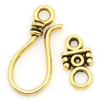 doreenbeads handmade toggle clasps antique gold color charms diy making bracelets necklace vintage jewelry findings50sets