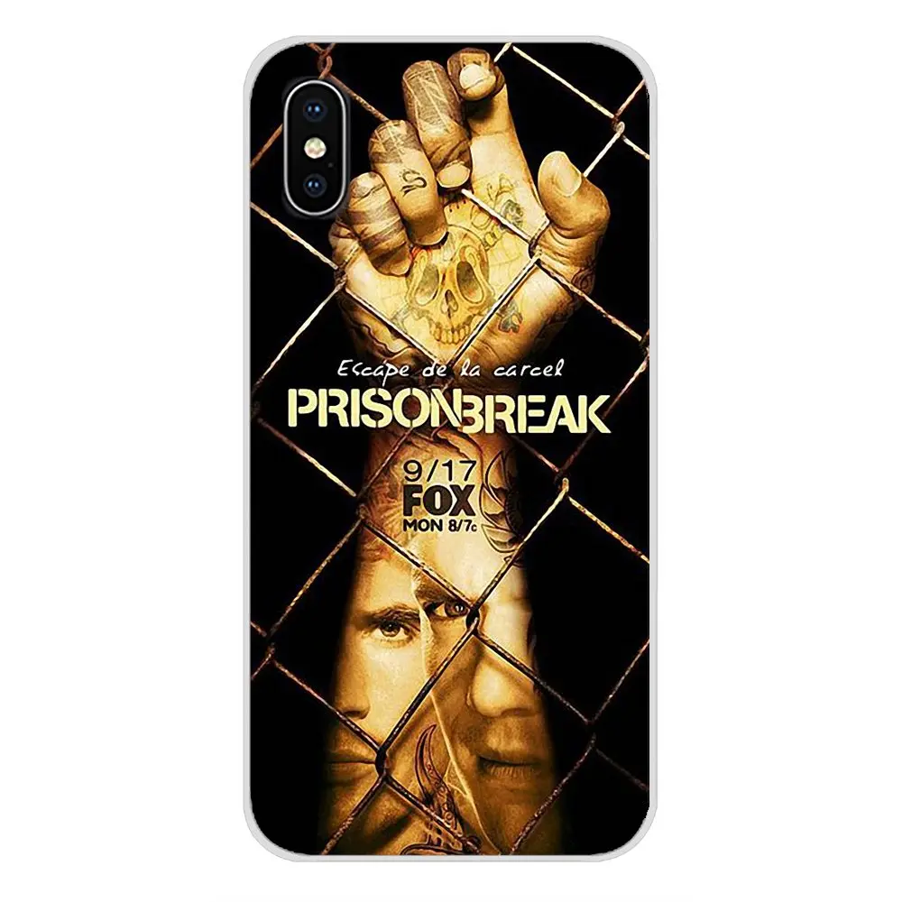Аксессуары чехлы для телефонов Чехлы Apple iPhone X XR XS MAX 4 4S 5 5S 5C SE 6 6S 7 8 Plus ipod touch Prison Break