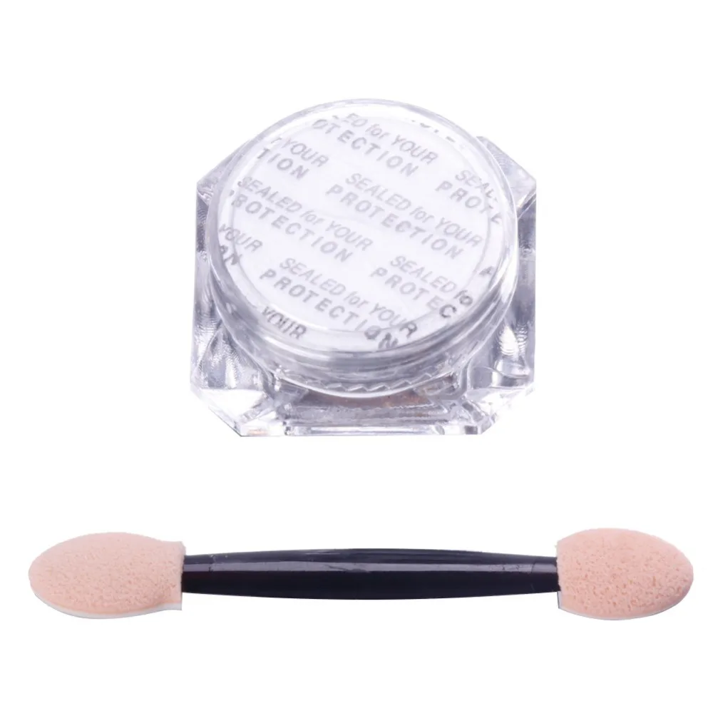 6 Box/Set зеркало ногтей Блеск Пигмент Порошок золотистый и черный розовый пыли