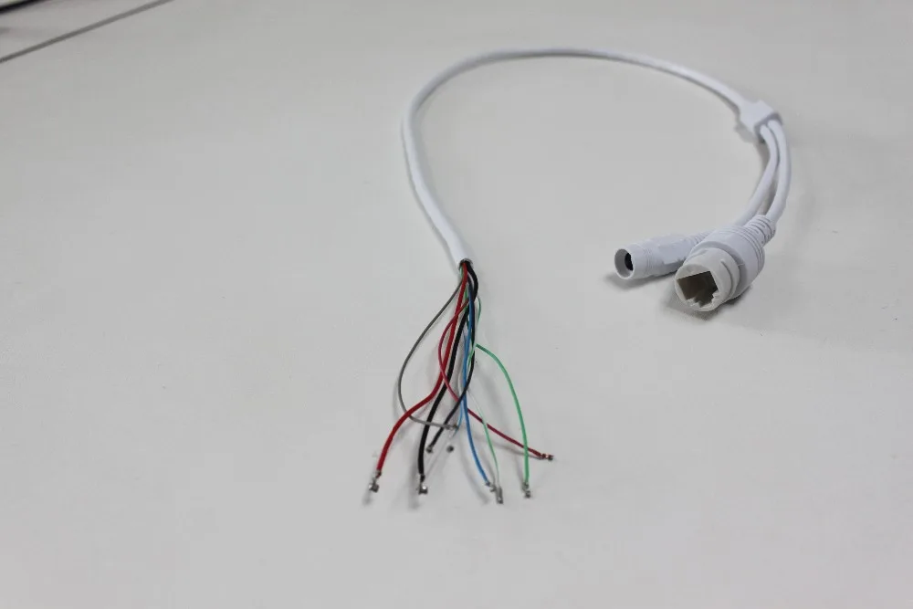 LAN Splitter кабель для ВИДЕОНАБЛЮДЕНИЯ IP камеры Mid-Span 4/5 (+) 7/8 (-) Контакты