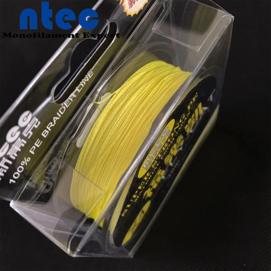 Леска рыболовная плетеная 100 м красная/зеленая/серая/желтая/синяя 10-80 фунтов |