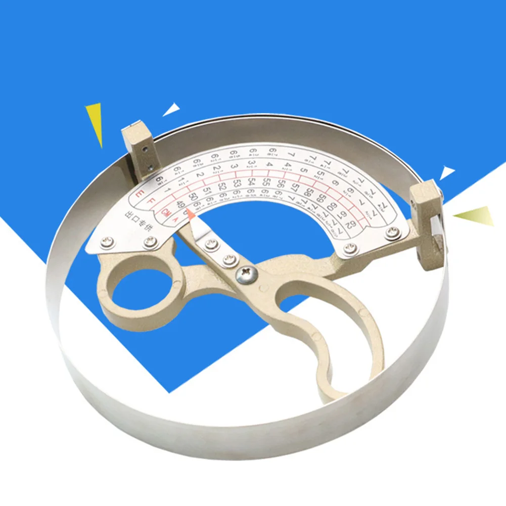 Portable Ruler Measuring Tool Hat Scissor Type Ring Handheld Milliners 49-62cm Accurate Stainless Steel Durable Caliper | Инструменты