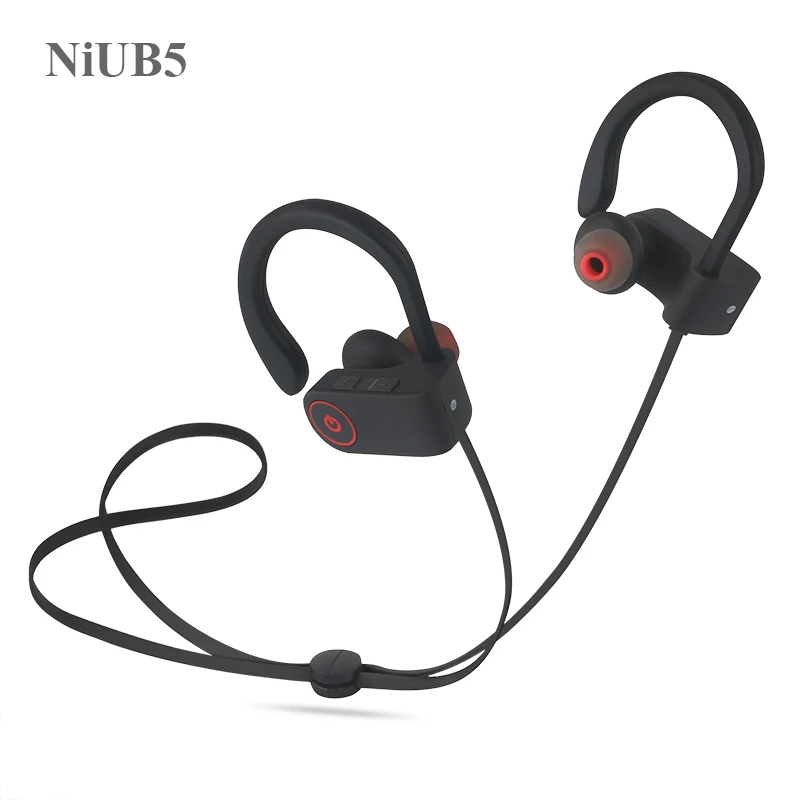 Оригинальный NiUB5 U8 Bluetooth спортивные наушники с микрофоном ушной крючок