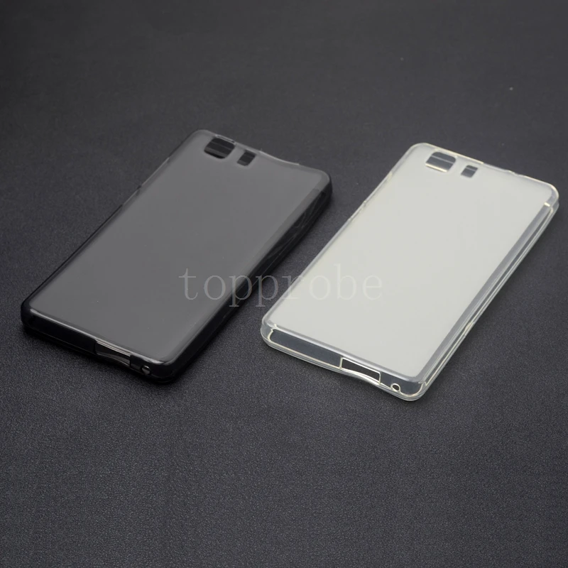 Мягкий силиконовый чехол для BQ Mobile BQS 5006 Los Angeles мягкий прозрачный черного и белого