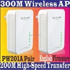 Сетевой адаптер для сети Ethernet Tenda PW201A, 300 м, английская прошивка