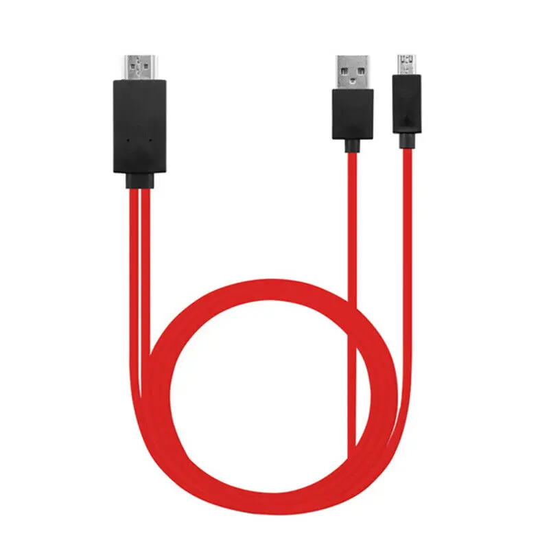 Новые поступления MHL Micro USB к HDMI 1080P HD ТВ адаптер из свинца Смарт соединительный кабель сотовый телефон тв