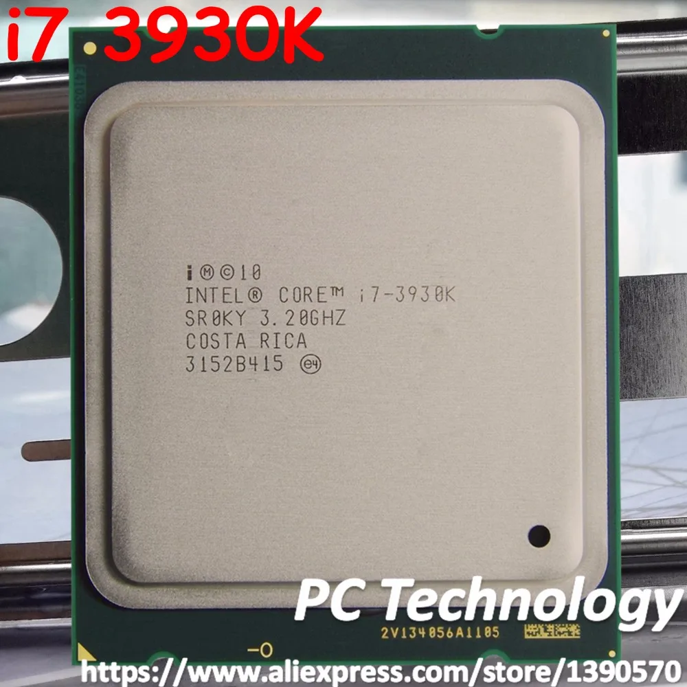 Процессор Intel Core i7 i7 3930K i7-3930K настольный процессор 6 ядер 3,20 ГГц 15 Мб 32 нм LGA2011