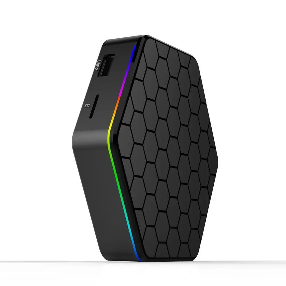 ТВ приставка T95Z Plus с Android 7 1 Восьмиядерный Amlogic S912 3 ГБ 32 светодиодный дисплей BT4.0 1000
