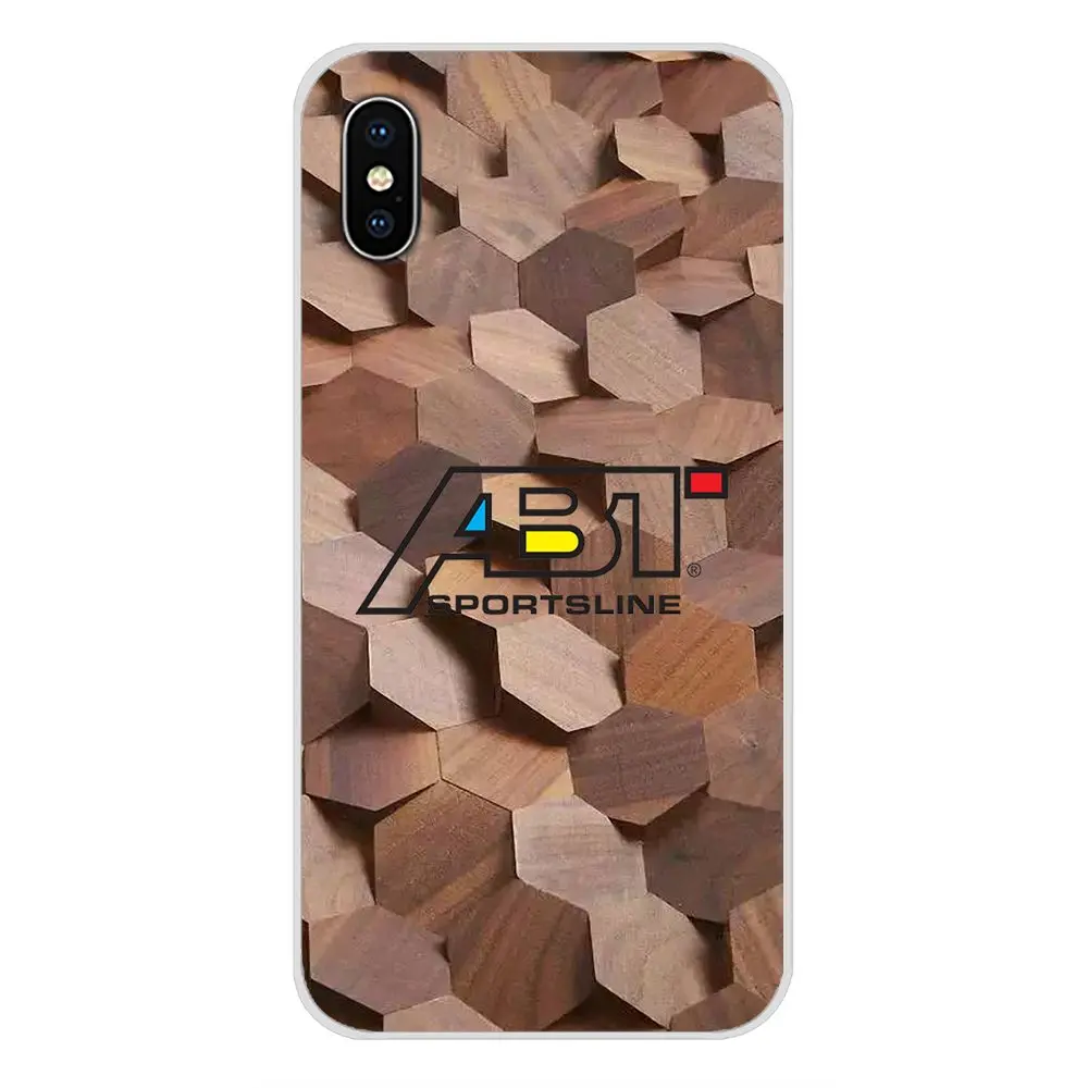 Популярная автомобильная линия логотипа ABT для Apple iPhone X XR XS MAX 4 4S 5 5S 5C SE 6 6S 7 8 Plus ipod