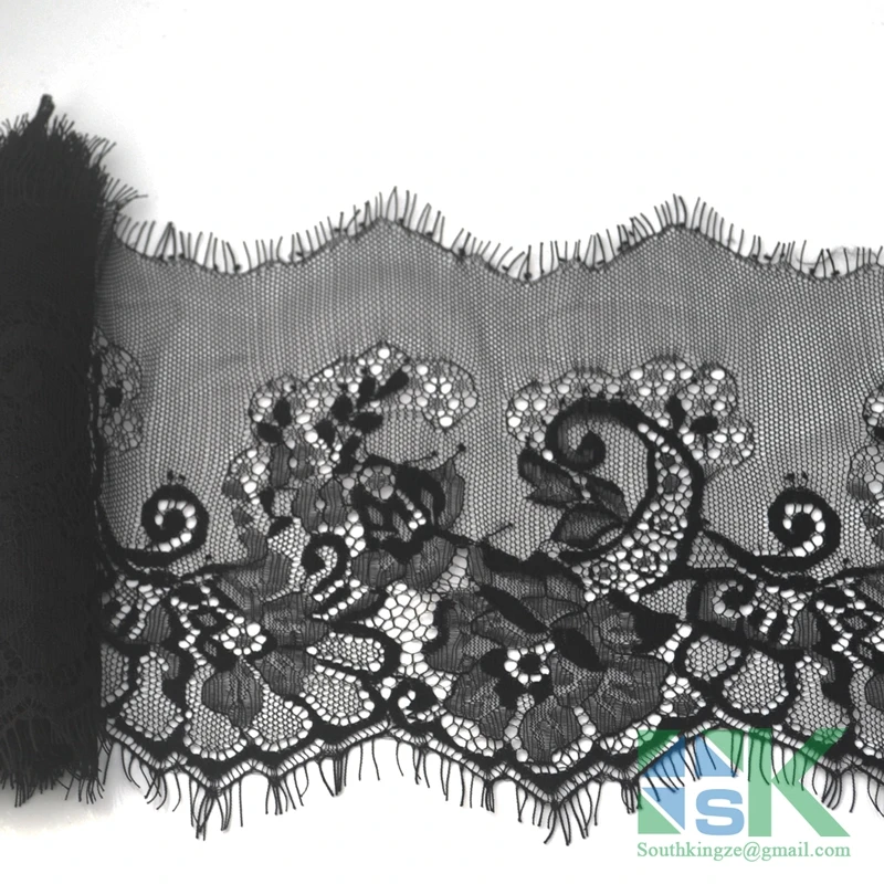 3 м/лот черно-белая сетчатая кружевная лента для шитья одежды тканевая аппликация