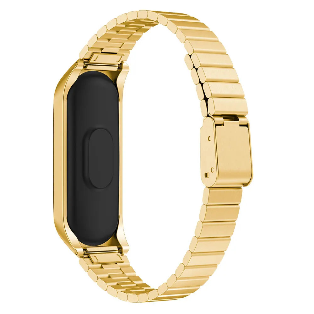 MIband 3/4 smart watchbands+Metal Case Strap For Xiaomi Mi band Bracelet Accessories Stainless Steel Replacement wristband | Наручные