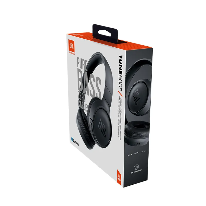 JBL Tune 500BT Bluetooth беспроводные наушники на ухо с микрофоном чистый Бас Звук
