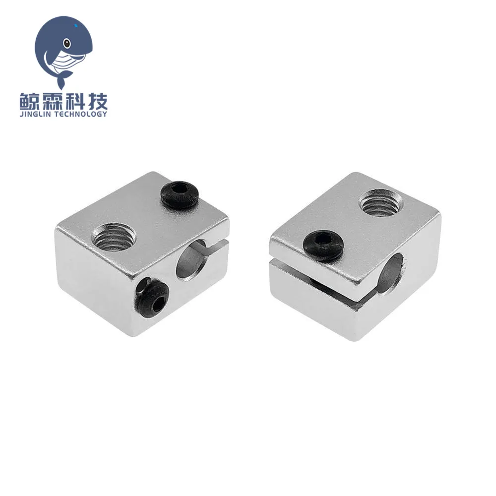 Алюминиевый V6 тепловой блок для V5 V6 J-head экструдер HotEnd 3D принтеры части нагревателя Горячий Конец нагревательные аксессуары 20*16*12 мм часть 1