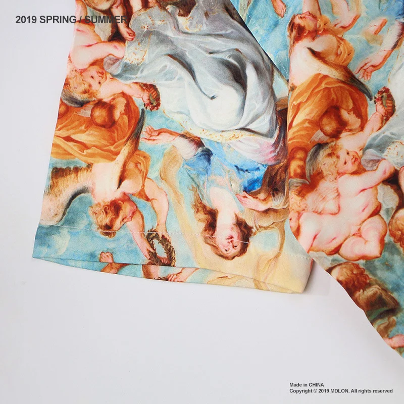 Гавайские рубашки Aloha мужские повседневные уличные футболки в стиле хип-хоп с