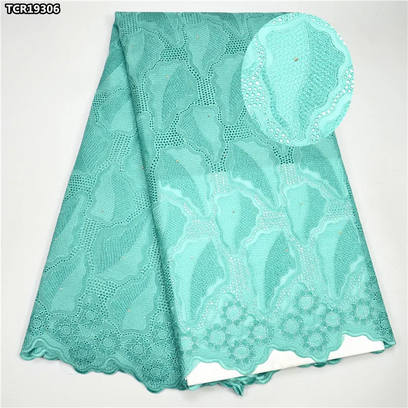 TCR193 Белое кружево с бисером в африканском стиле швейцарская вуаль кружевной