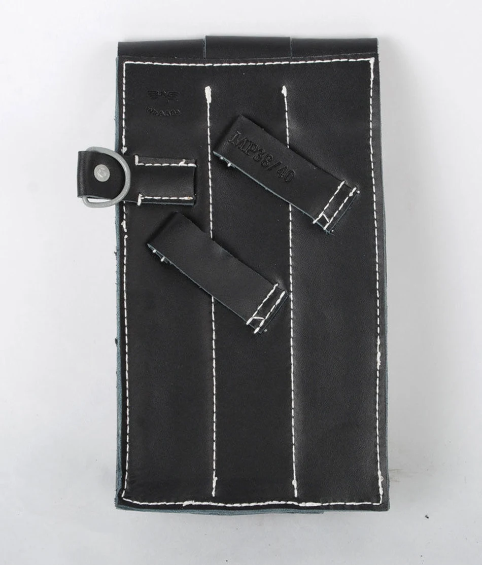 Немецкий MP40 MP38 кожаный чехол для боеприпасов Второй мировой войны 2 черный|german