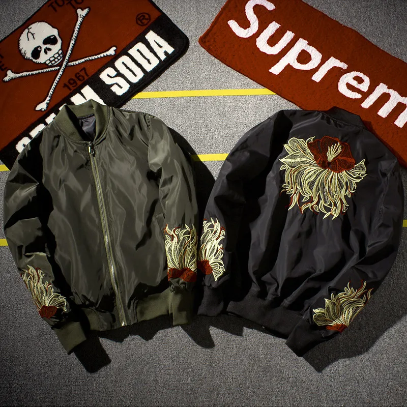 Черная Хлопковая весенняя куртка в китайском стиле мужская бомбер размера плюс