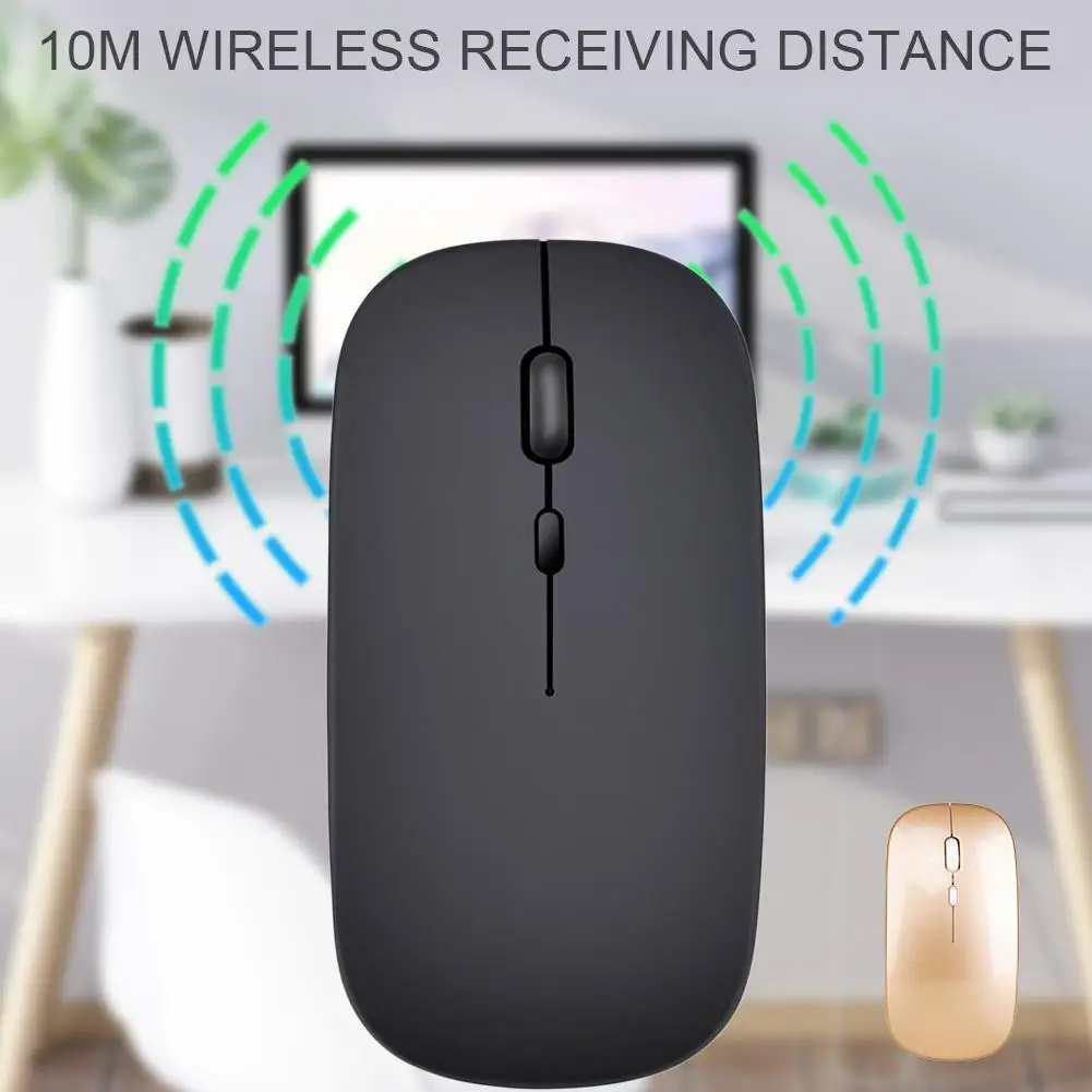 Перезаряжаемая беспроводная мышь M80 бесшумная офисная 2 4G 500 мАч встроенная