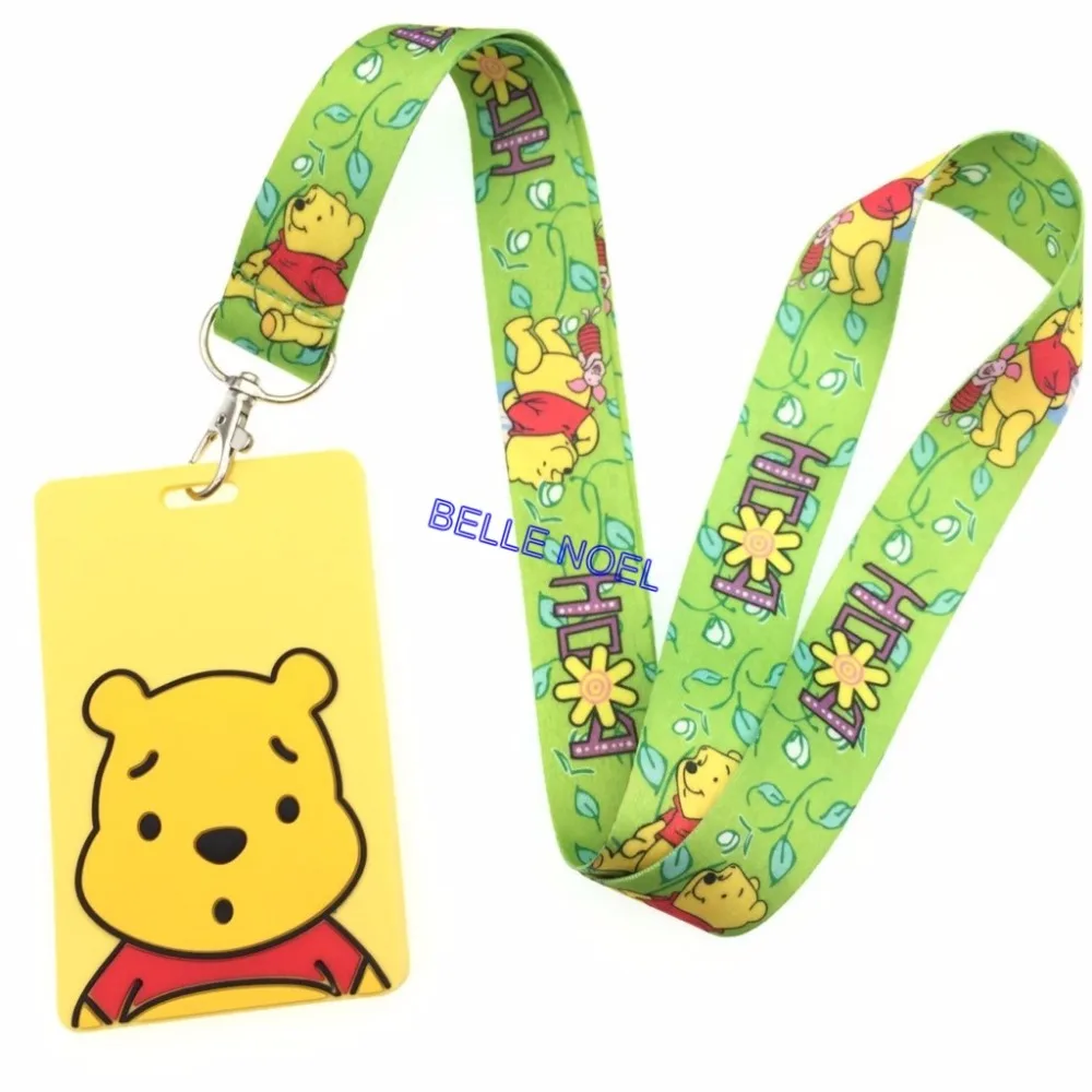 1 шт. мультяшный аниме-Пух высокое качество милый ремешок для удостоверения