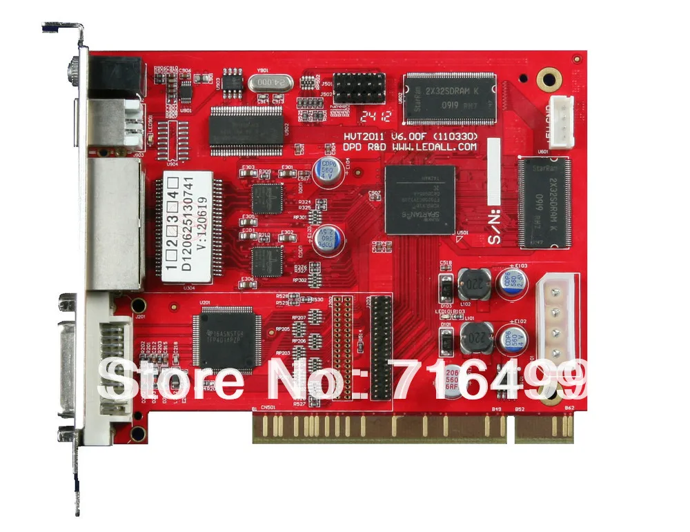 HVT11IN DBstar полноцветный синхронный контроллер LED отправка карты DBS HVT11in|led writing board